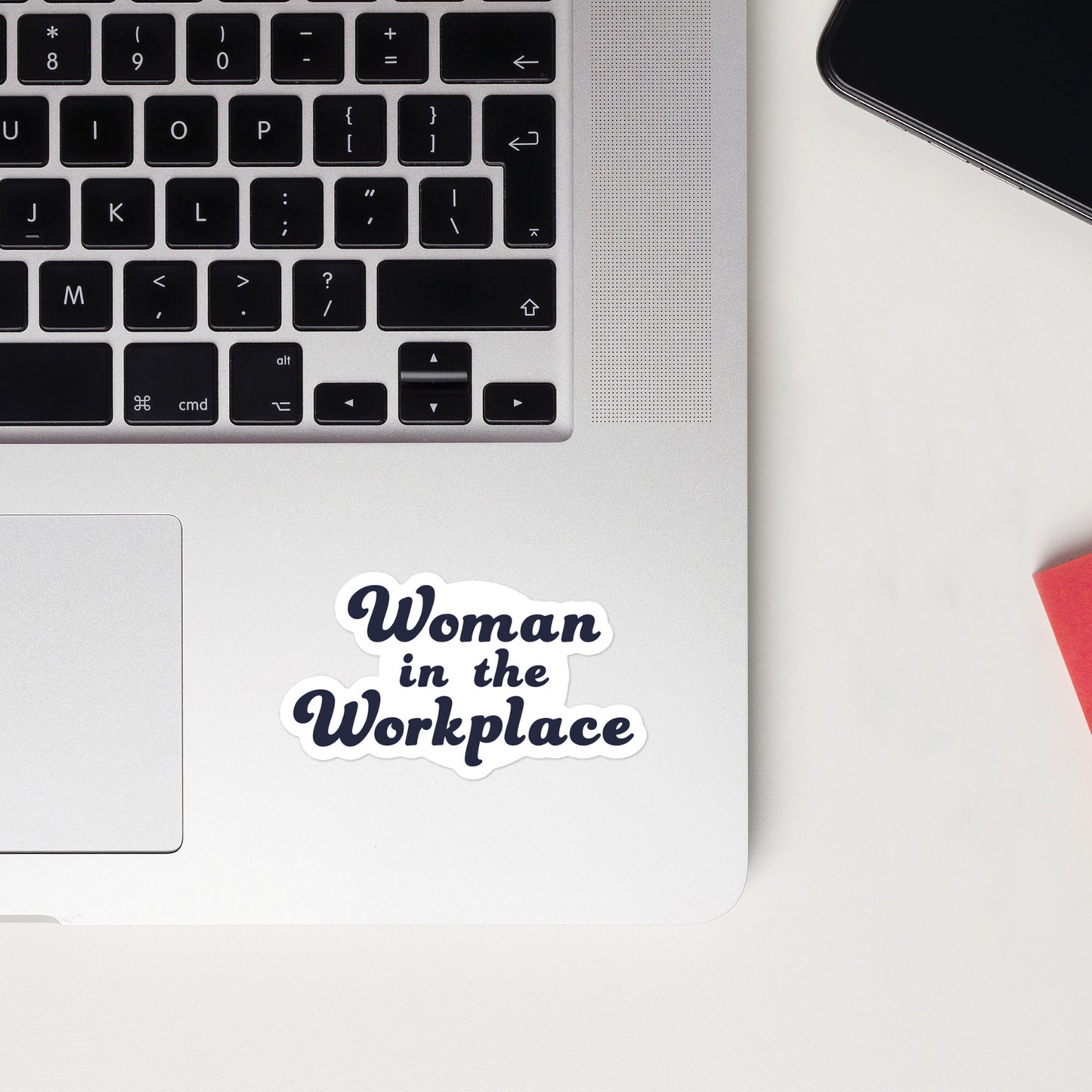 Woman In The Workplace Bubble-Free Sticker