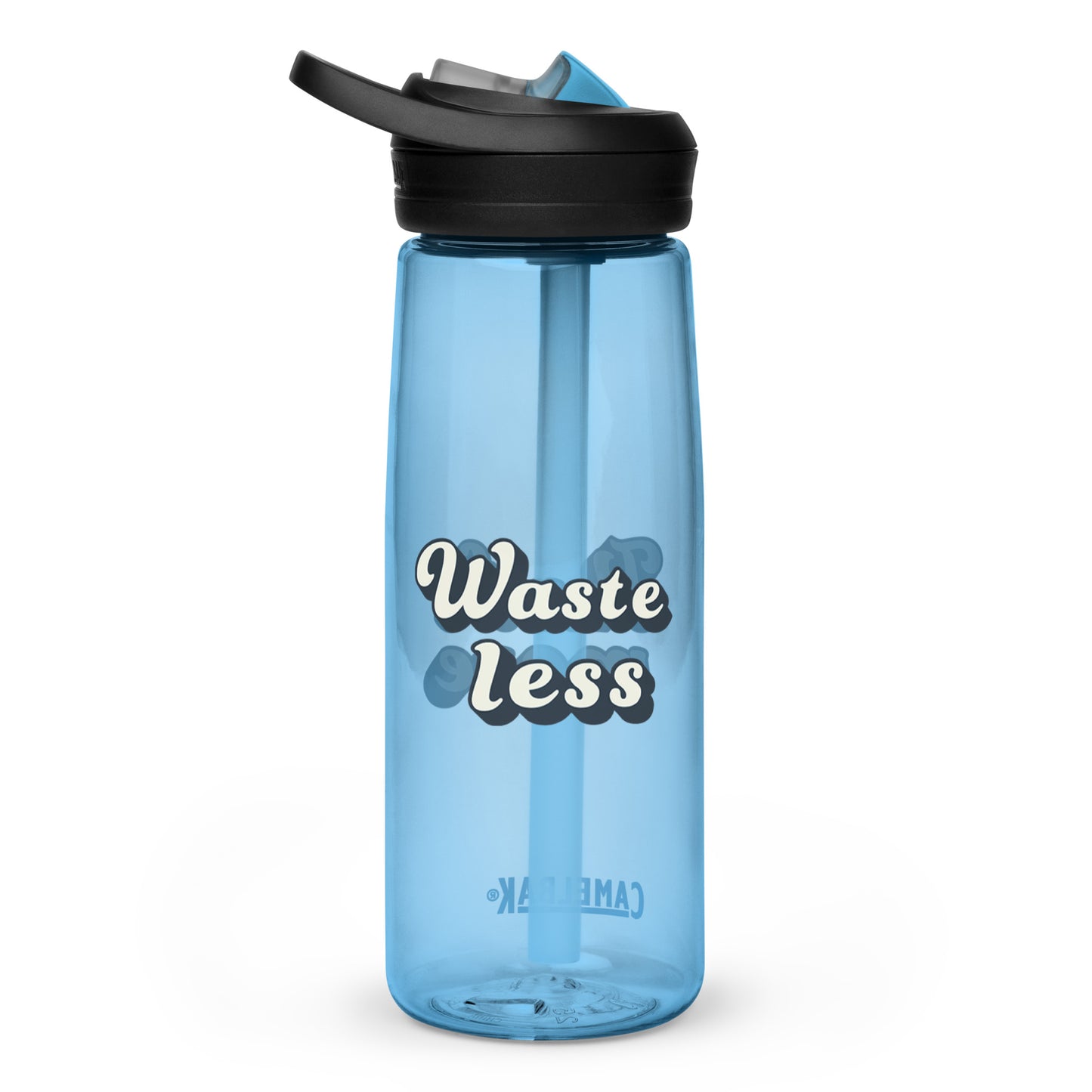 Thrift More Waste Less Sports Water Bottle