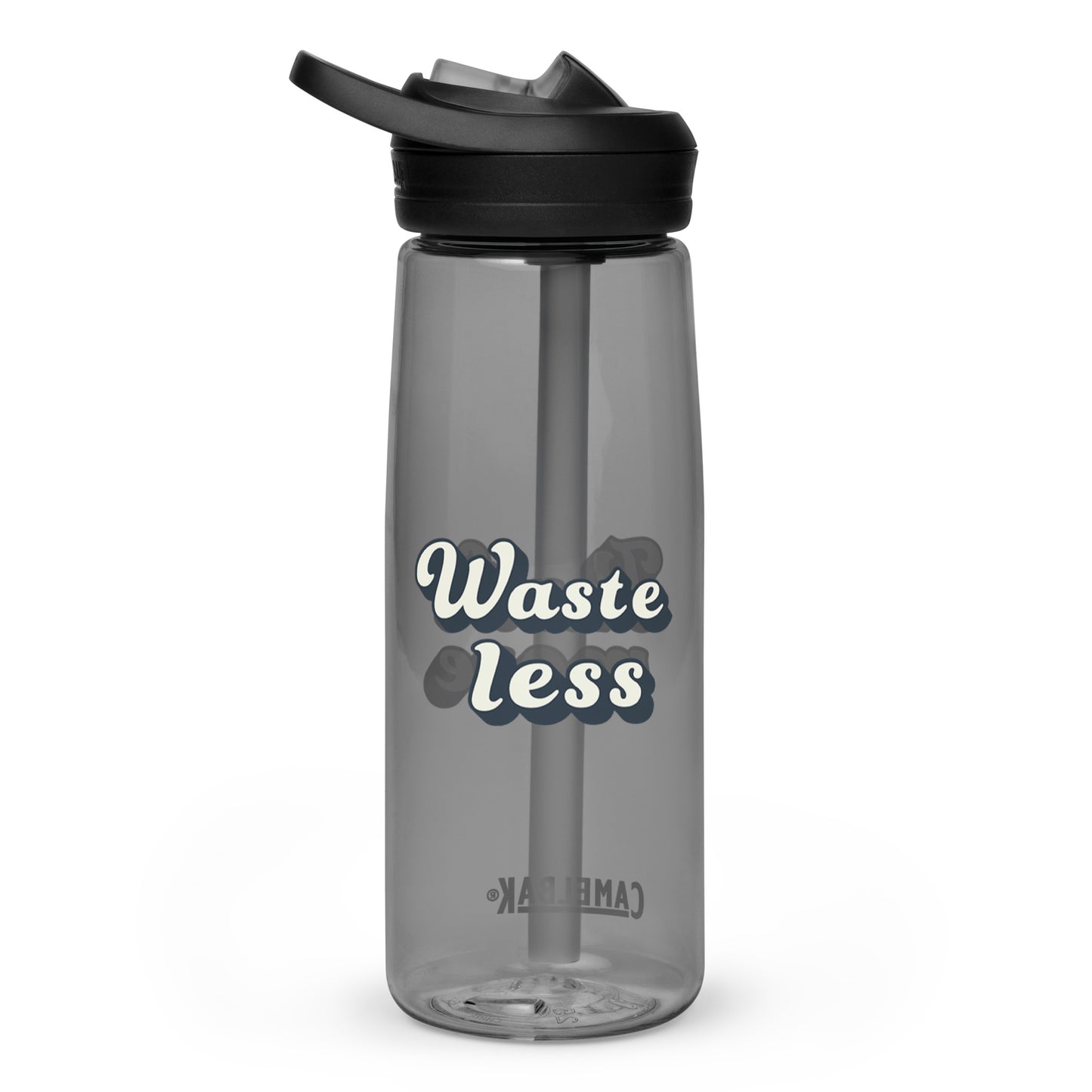 Thrift More Waste Less Sports Water Bottle