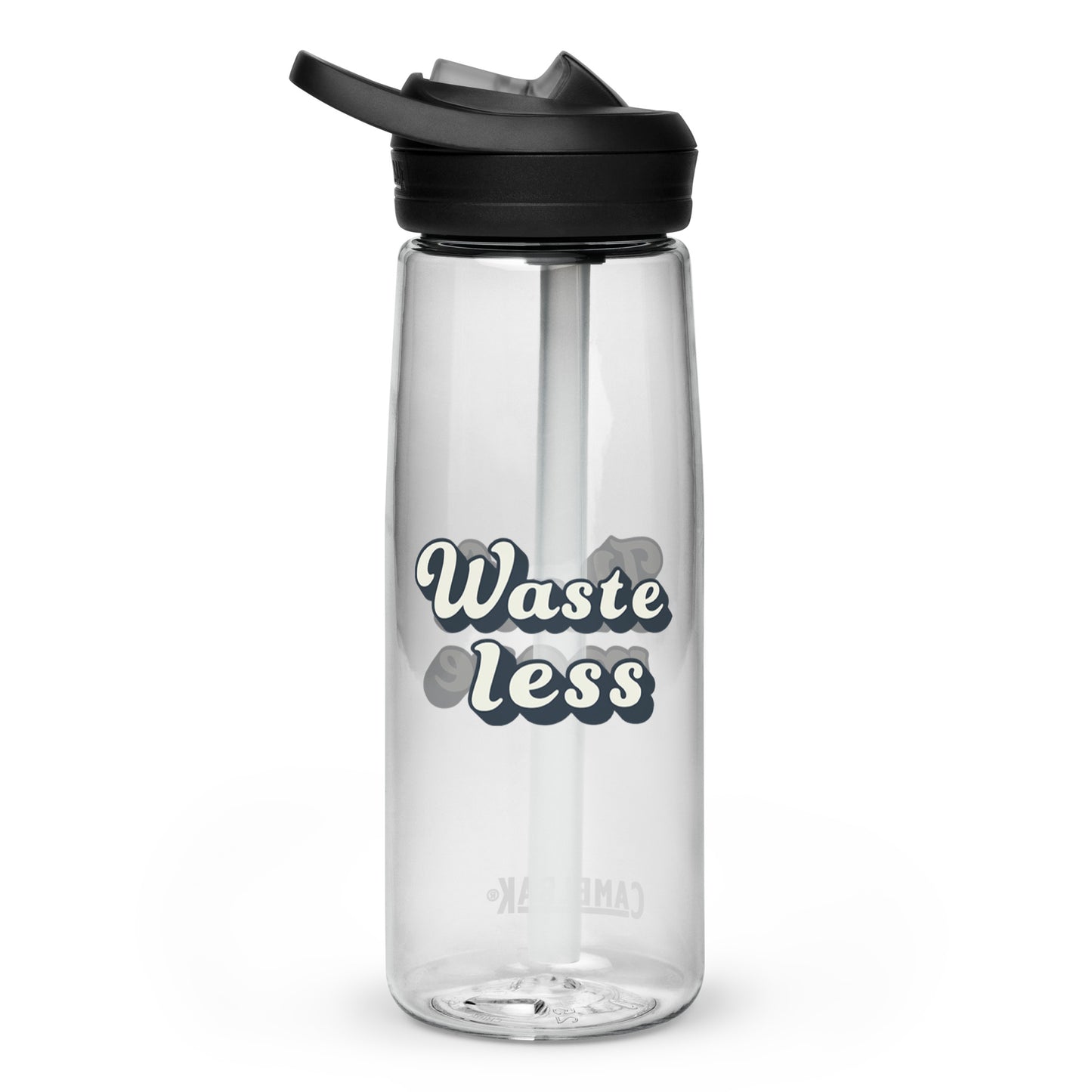 Thrift More Waste Less Sports Water Bottle