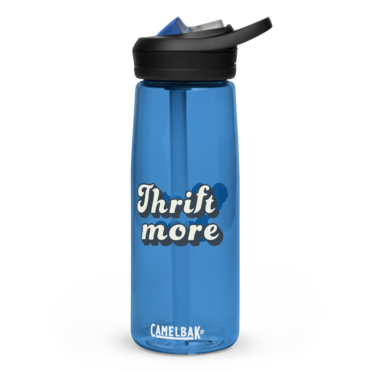 Thrift More Waste Less Sports Water Bottle